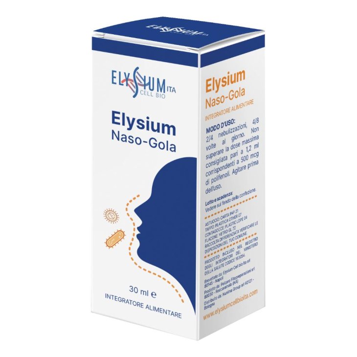 Elysium Naso Gola - Integratore in spray per il benessere delle vie respiratorie - 30 ml Elysium Naso Gola - Integratore in spray per il benessere delle vie respiratorie - 30 ml