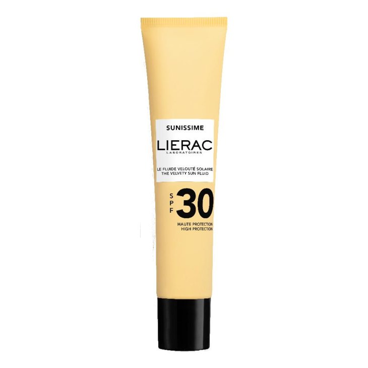 Lierac Sunissime Il Fluido Solare Vellutato Viso SPF 30 - Fluido protettivo anti-età - 40 ml