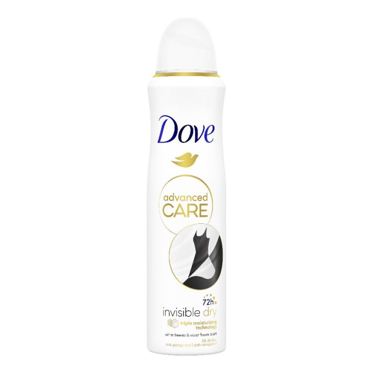 DOVE DEO ADV CARE INVIS DRY SP 150