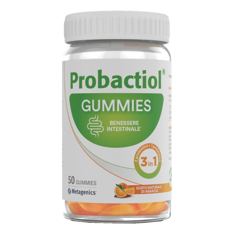 Probactiol Gummies - Integratore per l'equilibrio della flora batterica intestinale - 50 caramelle gommose