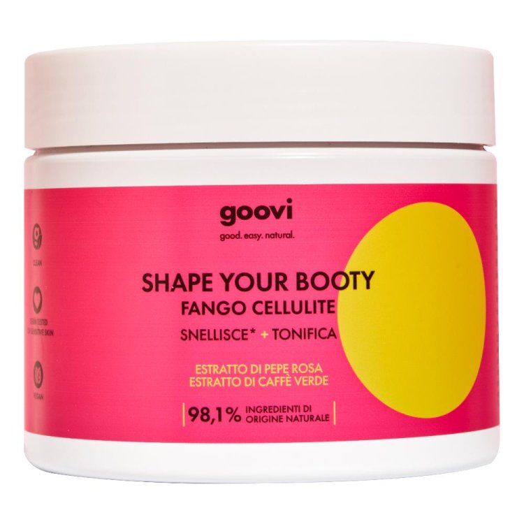 Goovi Shape Your Booty Fango Cellulite - Trattamento anticellulite snellente e tonificante - 500 ml