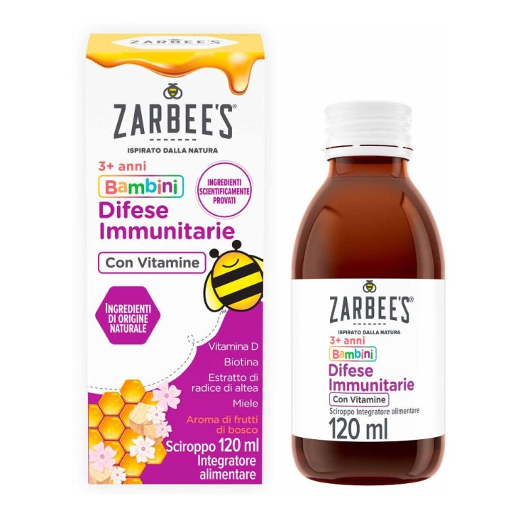 Zarbee's Difese Immunitarie Bambini - Integratore per stimolare il sistema immunitario dei bambini - 120 ml