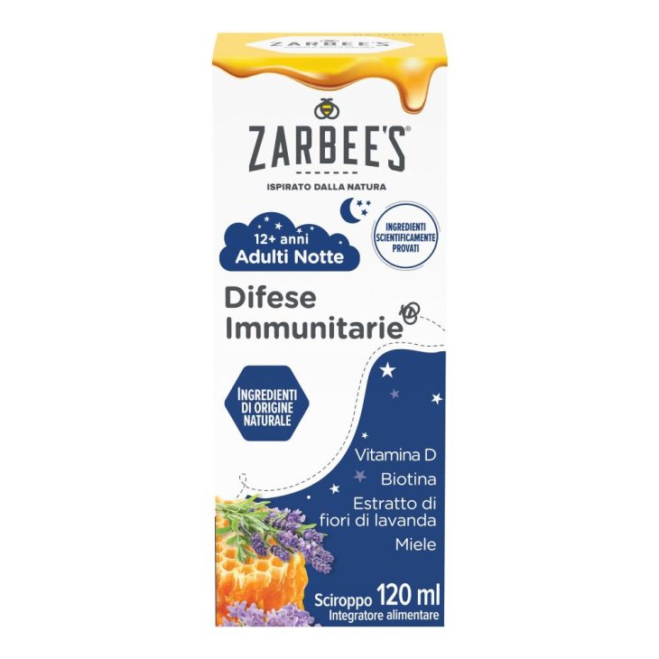 Zarbee's Difese Immunitarie Adulti Notte - Integratore per il sistema immunitario - 120 ml