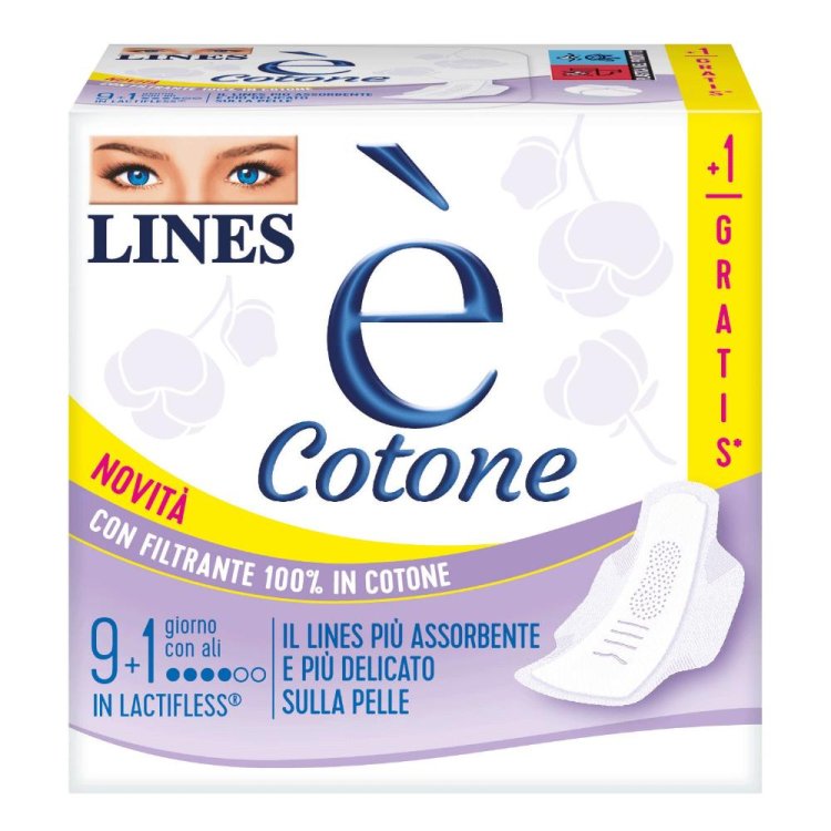 LINES E'Cotone Ali 9+1pz