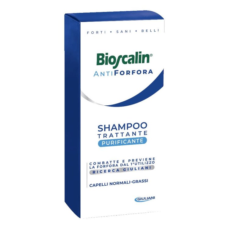 Bioscalin Shampoo Antiforfora - Shampoo trattante purificante per capelli da normali a grassi - 400 ml