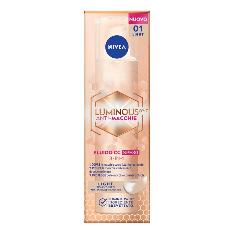 NIVEA LUMINOUS FLUIDO CC SPF30 LIG