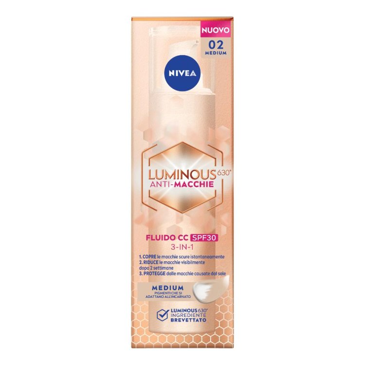 NIVEA LUMINOUS FLUIDO CC SPF30 MED