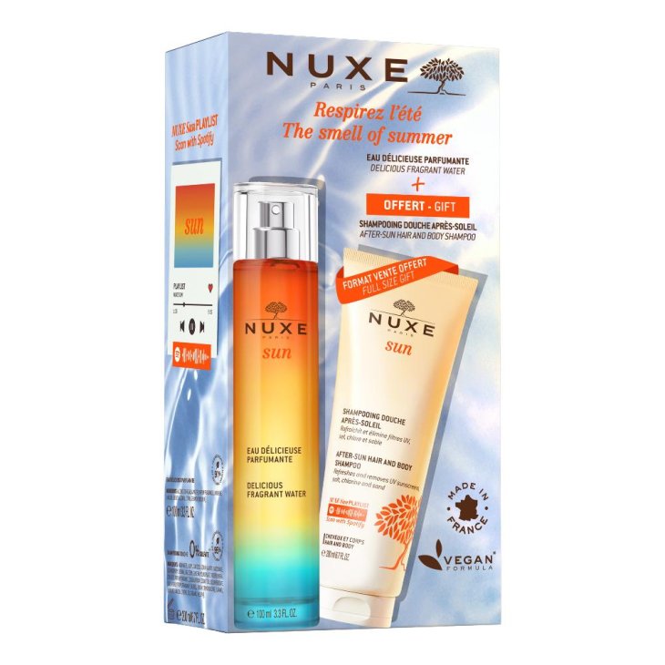 Nuxe Sun Duo Eau Délicieuse Parfumante + Shampoo Doccia Doposole - Acqua profumata 100 ml + Shampoo doccia doposole 200 ml 