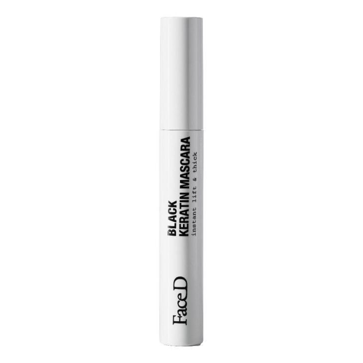 FaceD Black Keratin Mascara - Mascara waterproof volumizzante e rinforzante - 10 ml