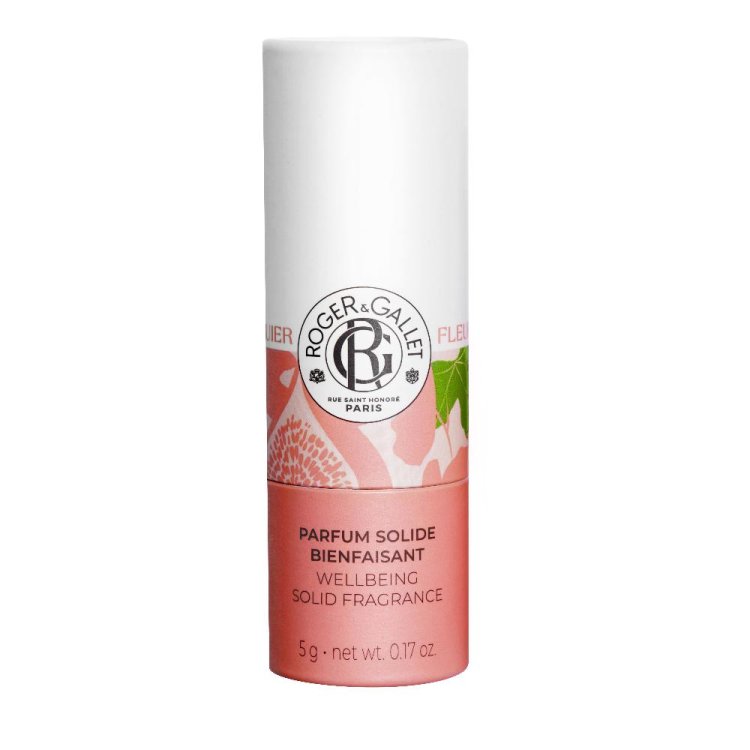 Roger & Gallet Fleur de Figuier Parfum Solide - Profumo rilassante floreale e fruttato - 5 g