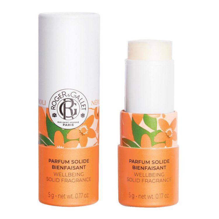 Roger & Gallet Neroli Parfum Solide - Profumo rilassante florale e fruttato - 5 g