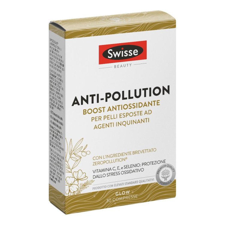 Swisse Anti Pollution - Integratore antiossidante per pelli esposte ad inquinanti - 30 compresse