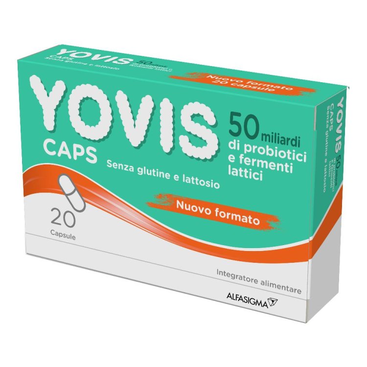 Yovis Caps - Integratore per l'equilibrio della flora intestinale - 20 capsule