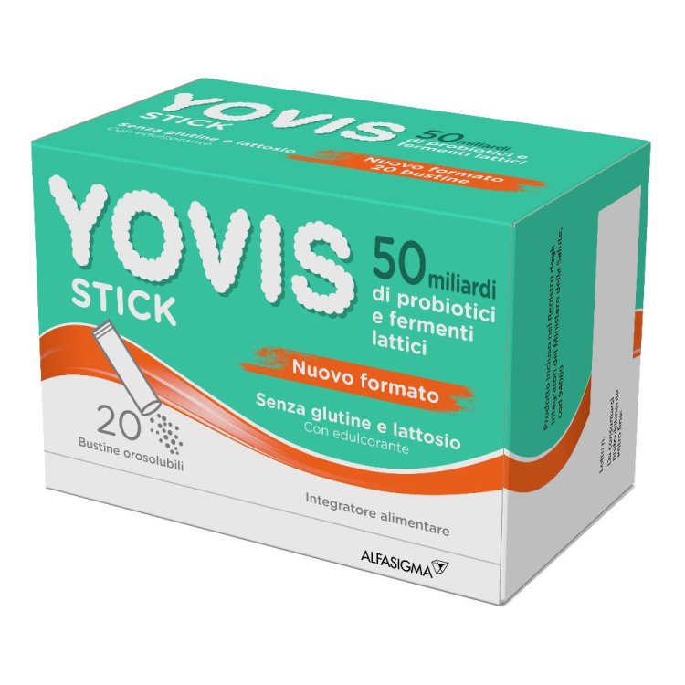 Yovis Stick - Integratore per l'equilibrio della flora intestinale - 20 bustine orosolubili