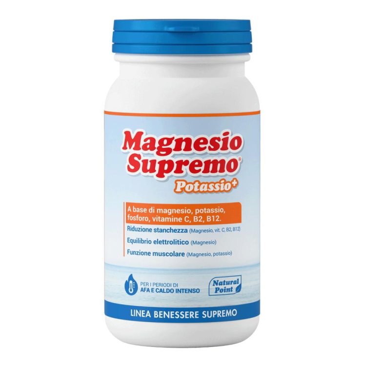 Magnesio Supremo Potassio+ - Integratore per stanchezza e affaticamento da caldo e stress - 150 g