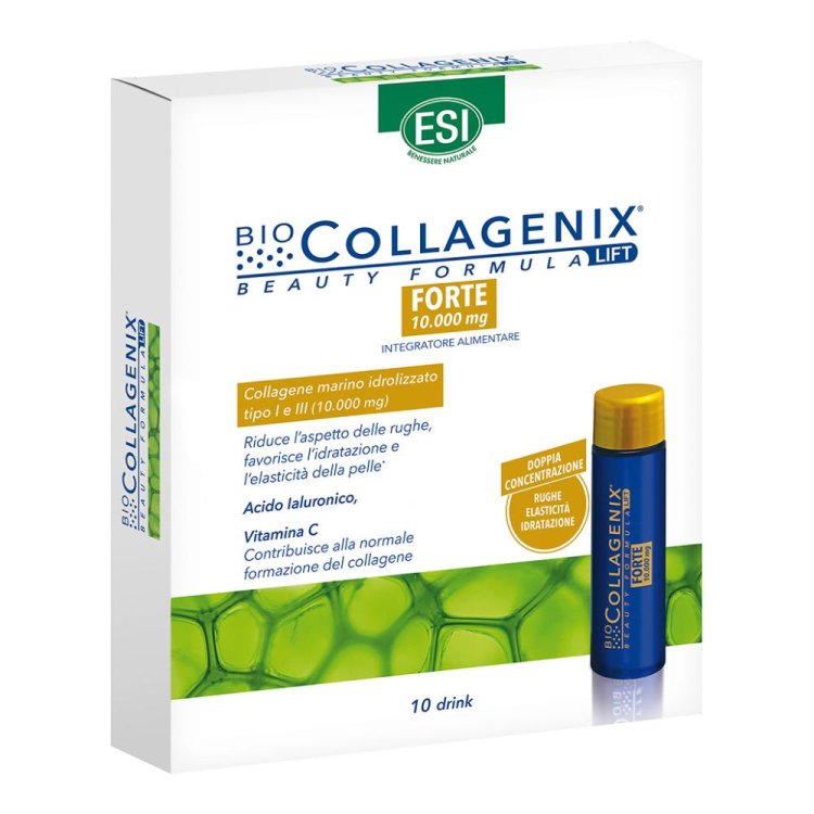 Esi Biocollagenix Beauty Drink Formula Lift Forte - Integratore alimentare per il benessere della pelle - 10 drink