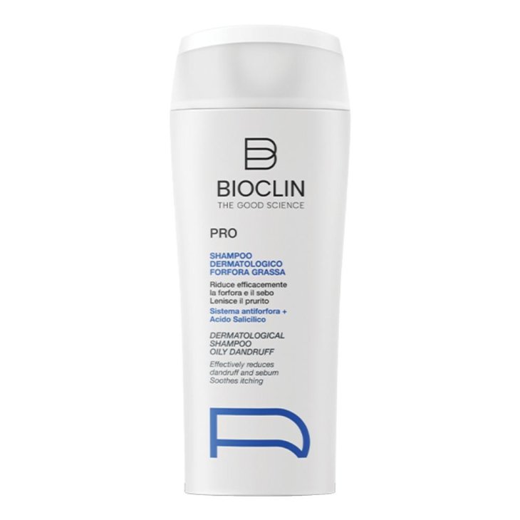 Bioclin Pro Shampoo Dermatologico Forfora Grassa - Shampoo lenitivo antiforfora - 200 ml