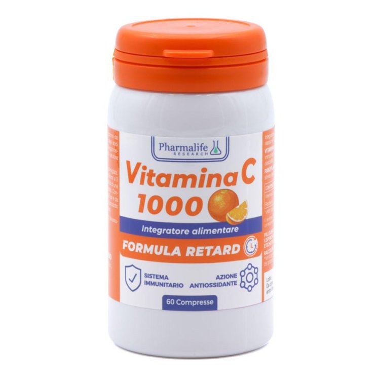 Pharmalife Research Vitamina C 1000 Integratore Rilascio Prolungato 60 Compresse