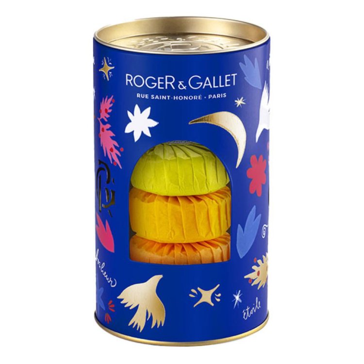Roger & Gallet Cofanetto di Natale 2024 Saponette - Neroli 100 g + Bois d'Orange 100 g + Fleur d'Osmanthus 100 g