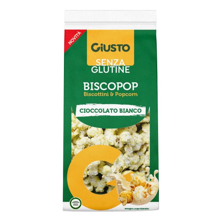 GIUSTO S/G Biscopop White 80g