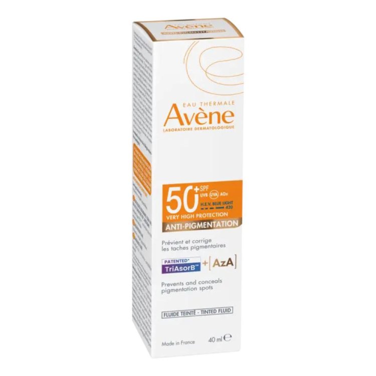Avene Solare Fluido Colorato Anti Macchie SPF50+ - Fluido solare viso per prevenire le macchie scure - 40 ml Avene Solare Fluido Colorato Anti Macchie SPF50+ - Fluido solare viso per prevenire le macchie scure - 40 ml