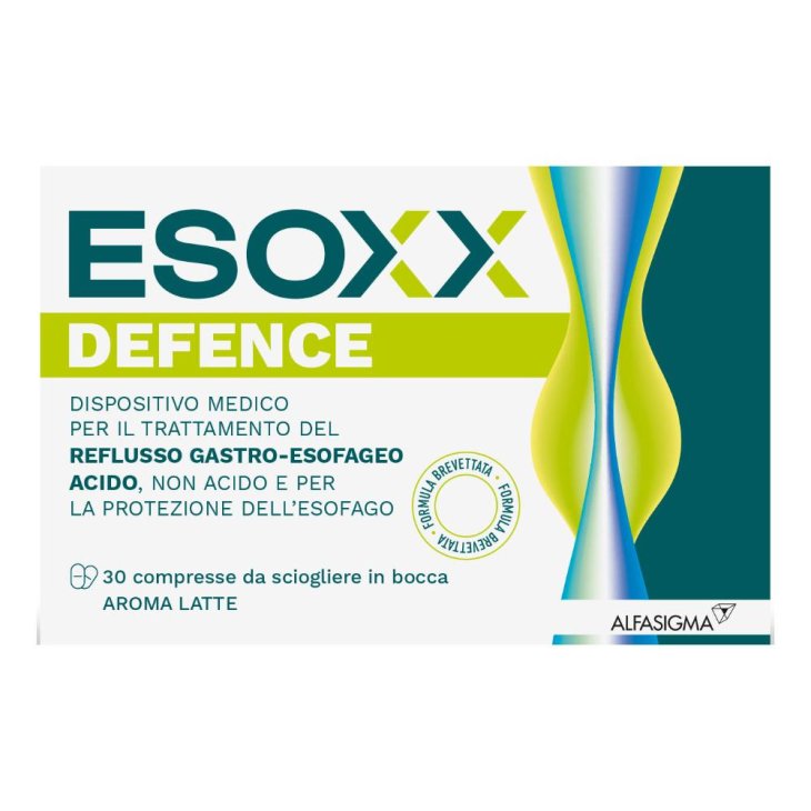 Esoxx Defence - Per il trattamento del reflusso gastroesofageo - 30 compresse masticabili