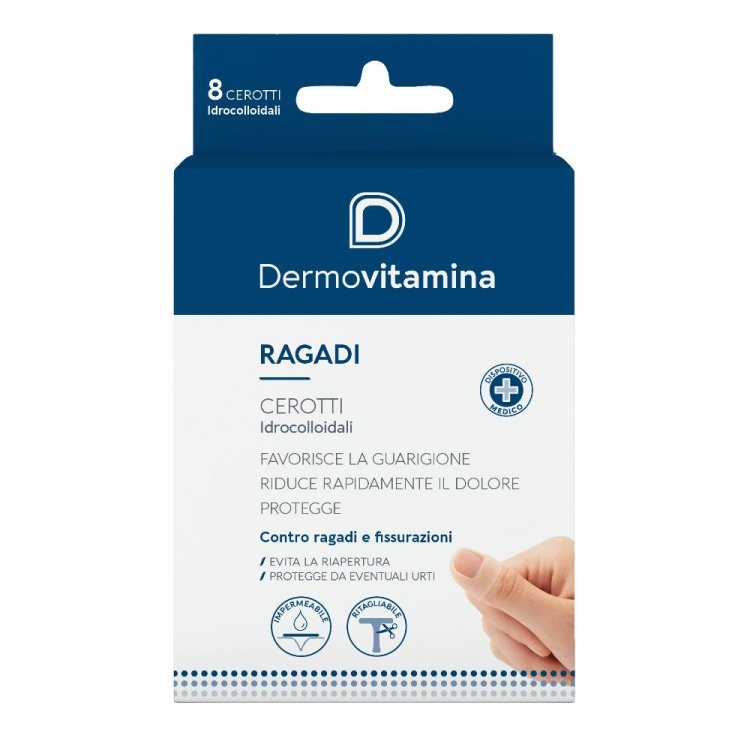 Dermovitamina Ragadi Cerotti Idrocolloidali - Cerotti contro ragadi e fissurazioni - 8 cerotti