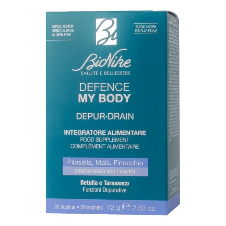 Bionike Defence My Body Depurdrain - Integratore alimentare drenante - 20 bustine