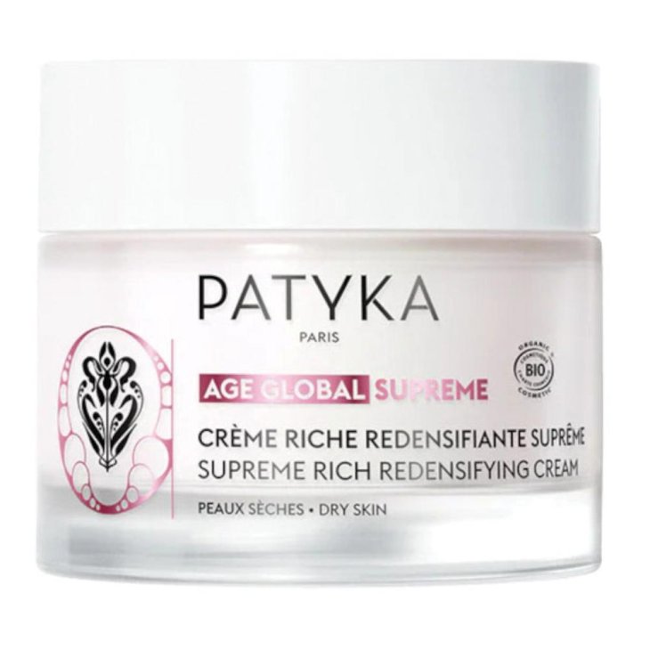 Patyka Age Global Supreme Crema Ricca Ridensificante - Crema antirughe suprema per pelle secca - 50 ml