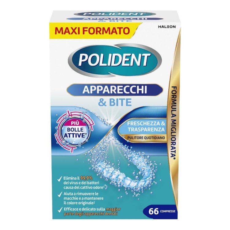 Polident Apparecchi&bite 66cpr