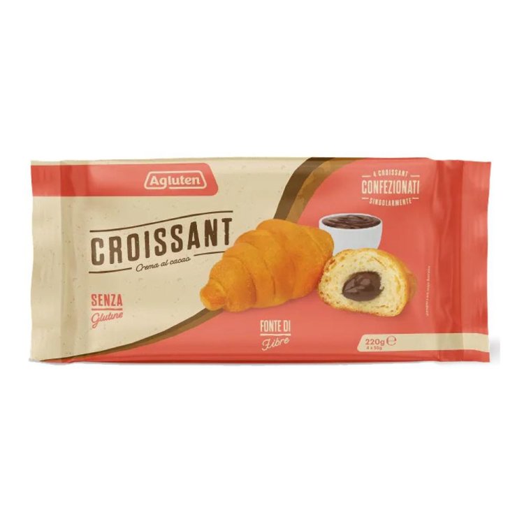 AGLUTEN Croissant Cacao 4pz
