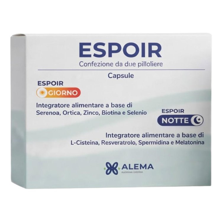 ESPOIR Giorno Notte - Integratore per capelli - 30 + 30 capsule