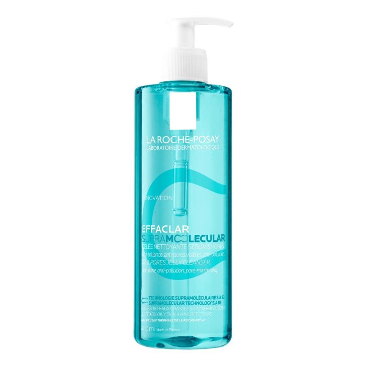 Effaclar Supramolecular Detergente Purificante - Gel detergente per sebo in eccesso e pori dilatati - 400 ml Effaclar Supramolecular Detergente Purificante - Gel detergente per sebo in eccesso e pori dilatati - 400 ml
