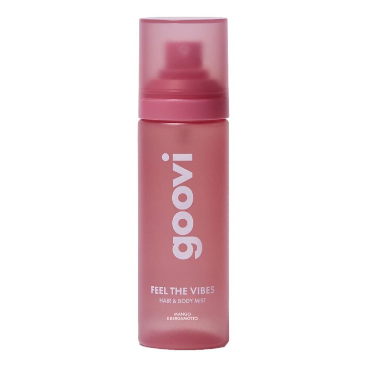 Goovi Hair&body Mist Feel The Vibes - Acqua profumata corpo e capelli - Mango e bergamotto - 100 ml Goovi Hair&body Mist Feel The Vibes - Acqua profumata corpo e capelli - Mango e bergamotto - 100 ml