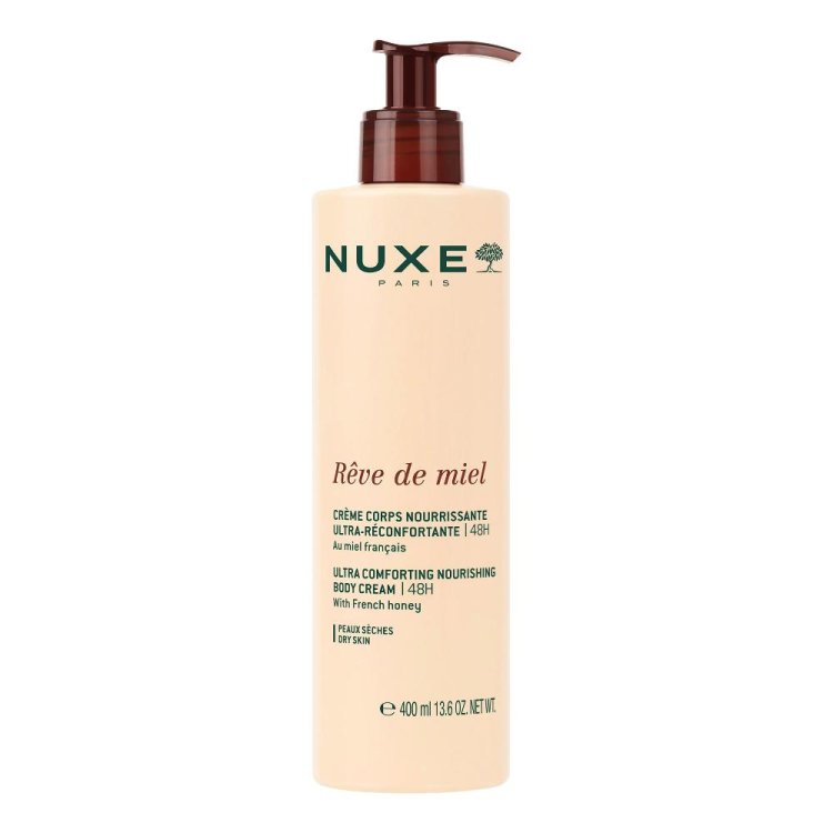 Nuxe Reve De Miel Crema Corpo Ultra-Riconfortante - Crema idratante e nutriente per pelle secca e sensibile - 400 ml Nuxe Reve De Miel Crema Corpo Ultra-Riconfortante - Crema idratante e nutriente per pelle secca e sensibile - 400 ml