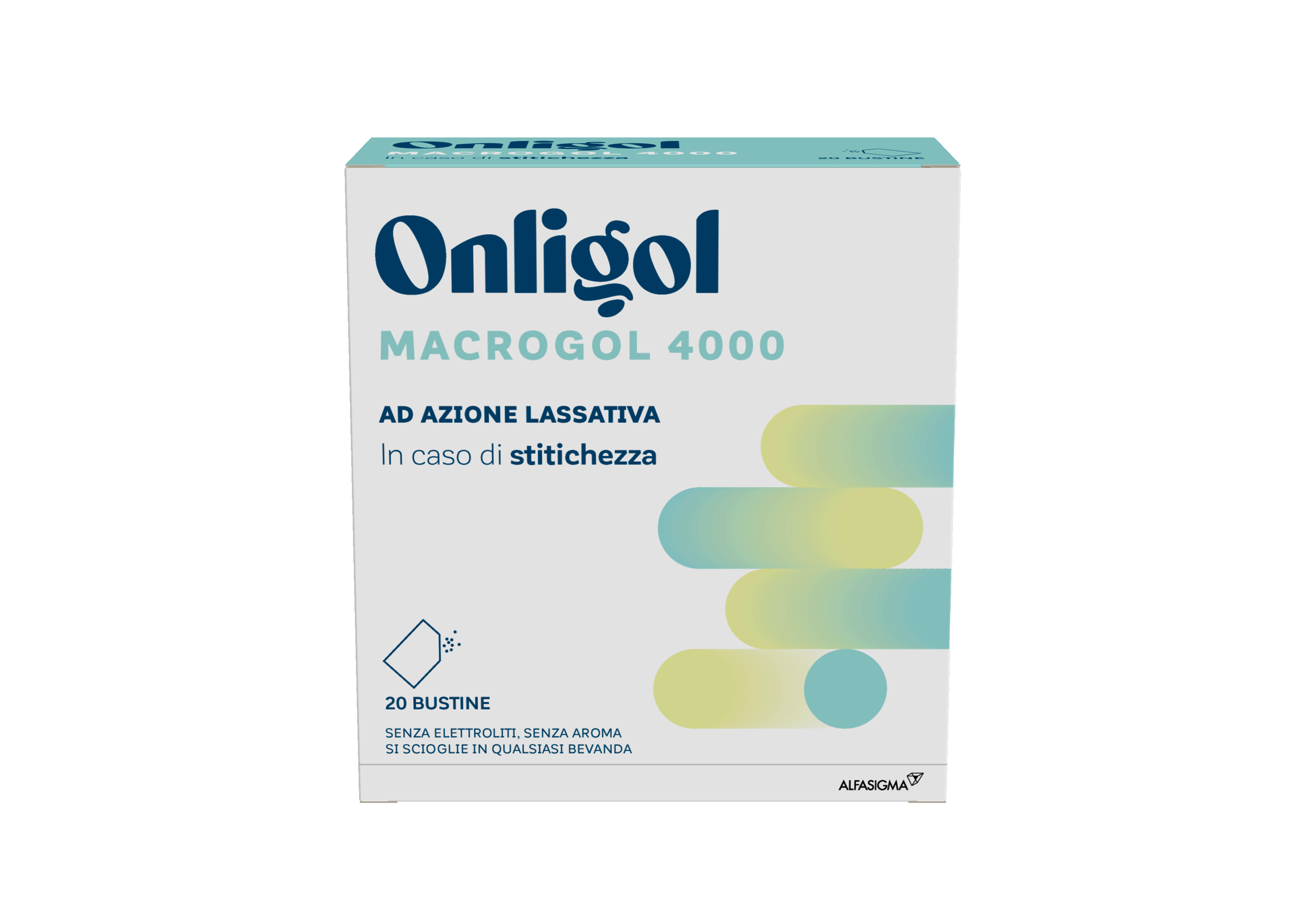 Onligol - Lassativo a base di Macrogol 4000 - Barattolo da 200 g con  cucchiaino dosatore
