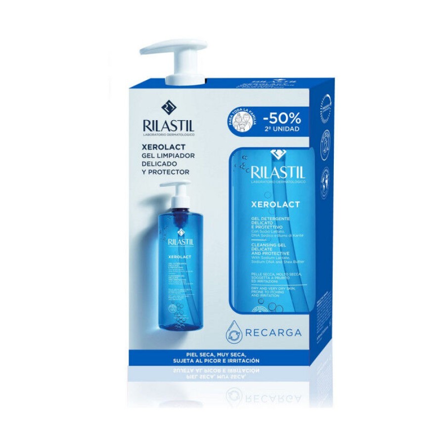 Rilastil Xerolact Olio Detergente - Ideale per pelle a tendenza atopica -  750 ml