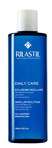 Rilastil Daily Care Olio Latte Detergente Viso e Occhi, Struccante  Nutriente per Pelli Sensibili e Secche, Emolliente e Lenitivo con Burro di  Karité