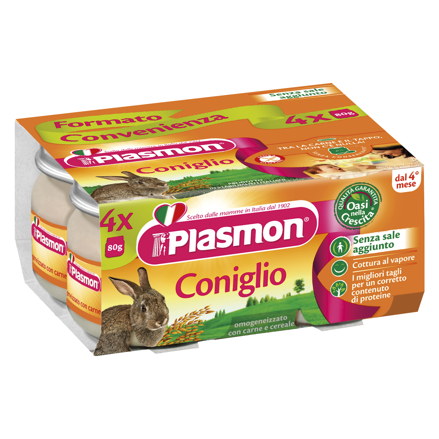 Plasmon Omogeneizzato Di Carne Manzo 4x80g