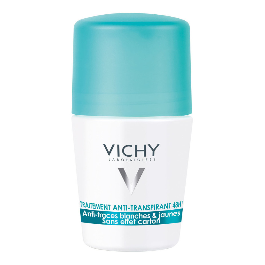 Vichy Deo Roll-On Deodorante Anti-Traspirante Trattamento Intensivo Anti Tracce 48 ore 50 ml