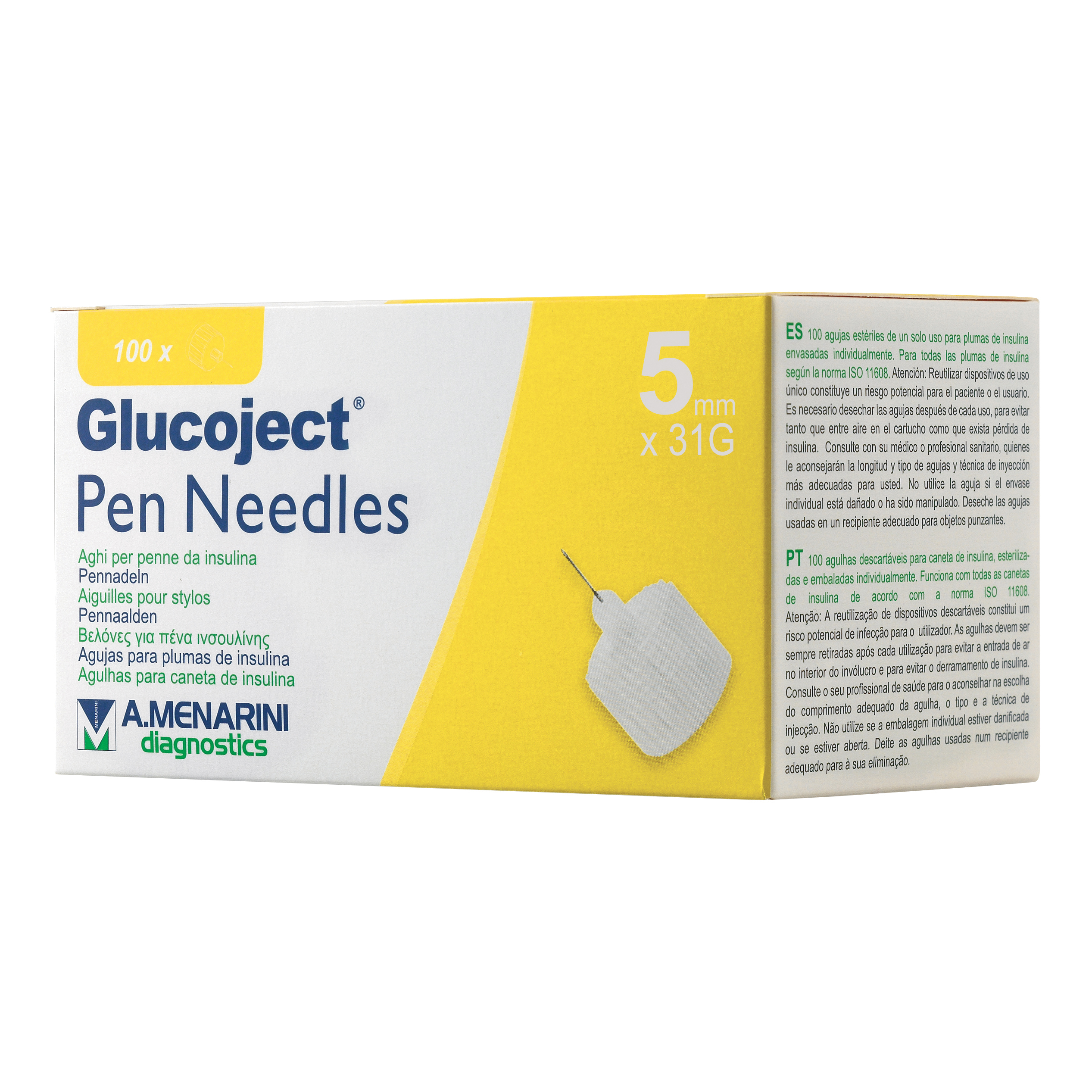 GLUCOJET Pen Needles 32g 4mm